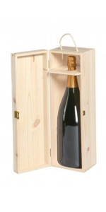 Cassetta in massello di pino per Magnum Champagnotta 1,5 L.