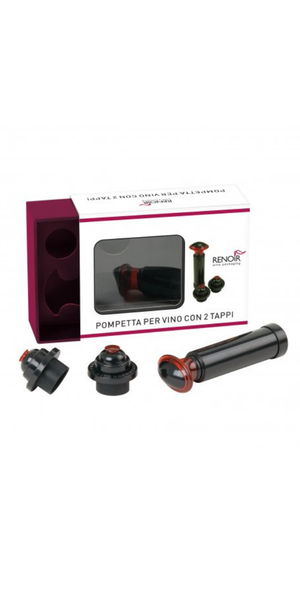 Accessori e idee regalo vino: pompetta salva vino