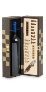 Cassetta porta vino Legno Scacchi