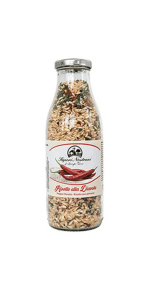 Risotto alla Diavola 400g (in bottiglia del latte in vetro)