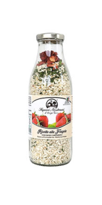 Risotto alle Fragole 400 g in bottiglia del latte
