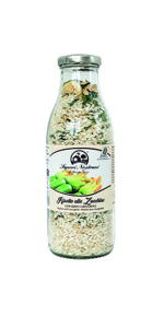Risotto alle Zucchine in bottiglia del latte