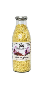 Risotto allo Zafferano 400 g in bottiglia del latte